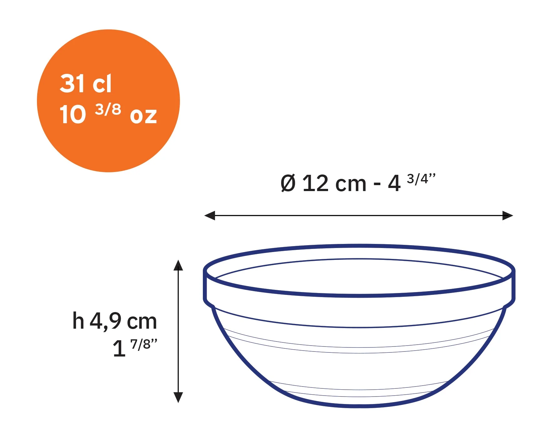Le Gigogne® Clear Stackable Glass Bowl Set - Set of 9 - Image 8