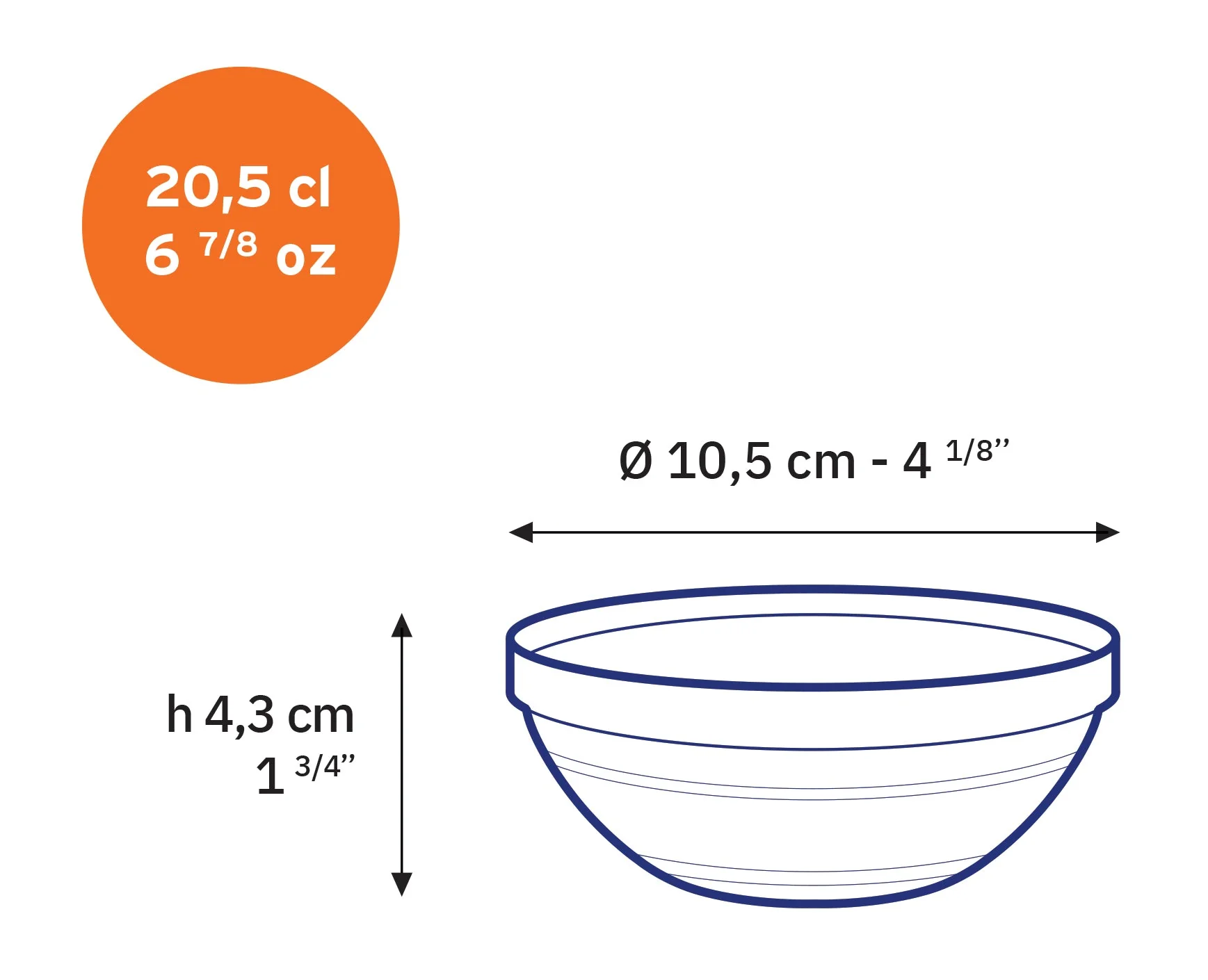 Le Gigogne® Stackable Clear Glass Bowl - Image 21