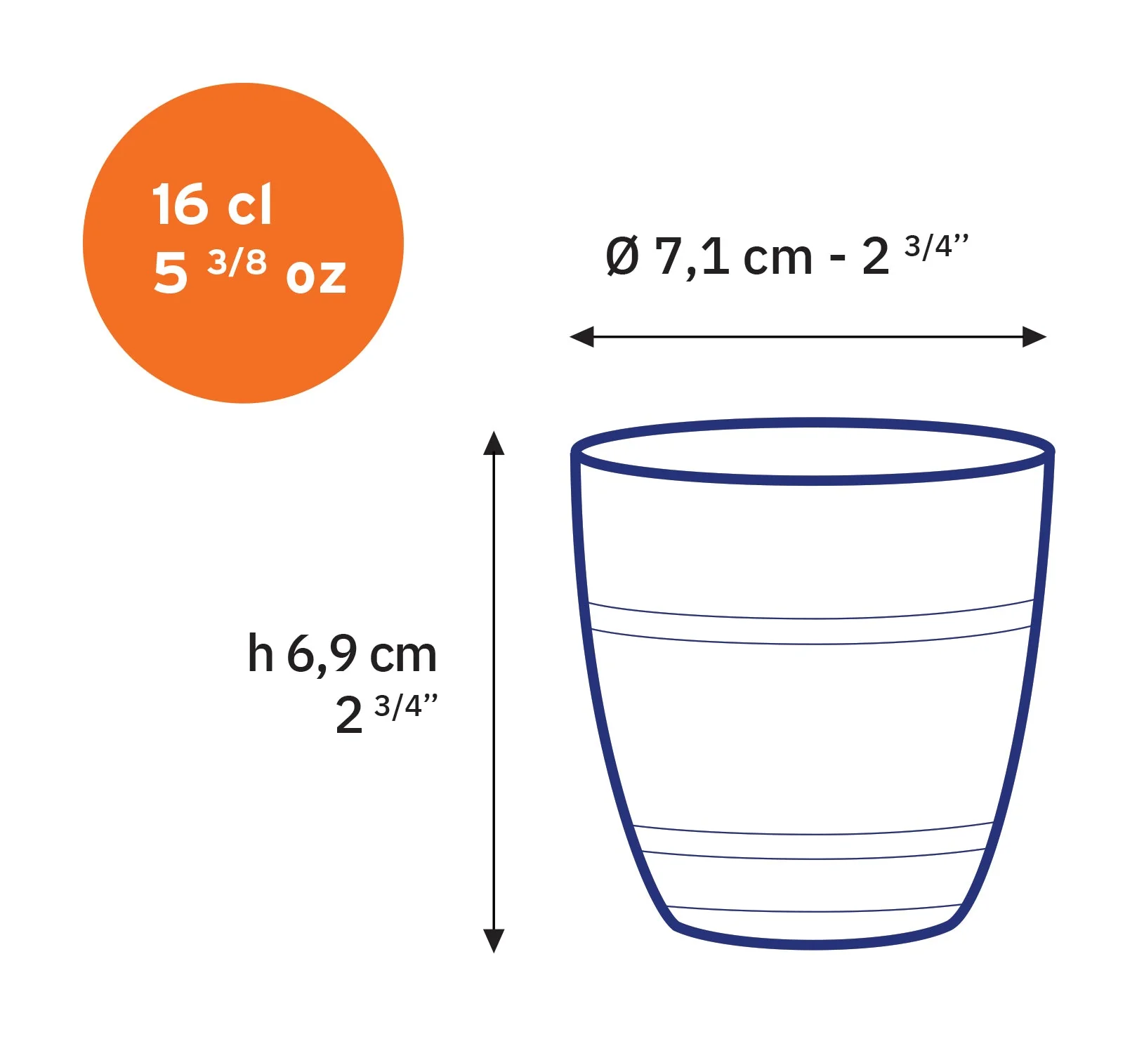 Le Gigogne® Glass Tumblers - Set of 6 - Image 10