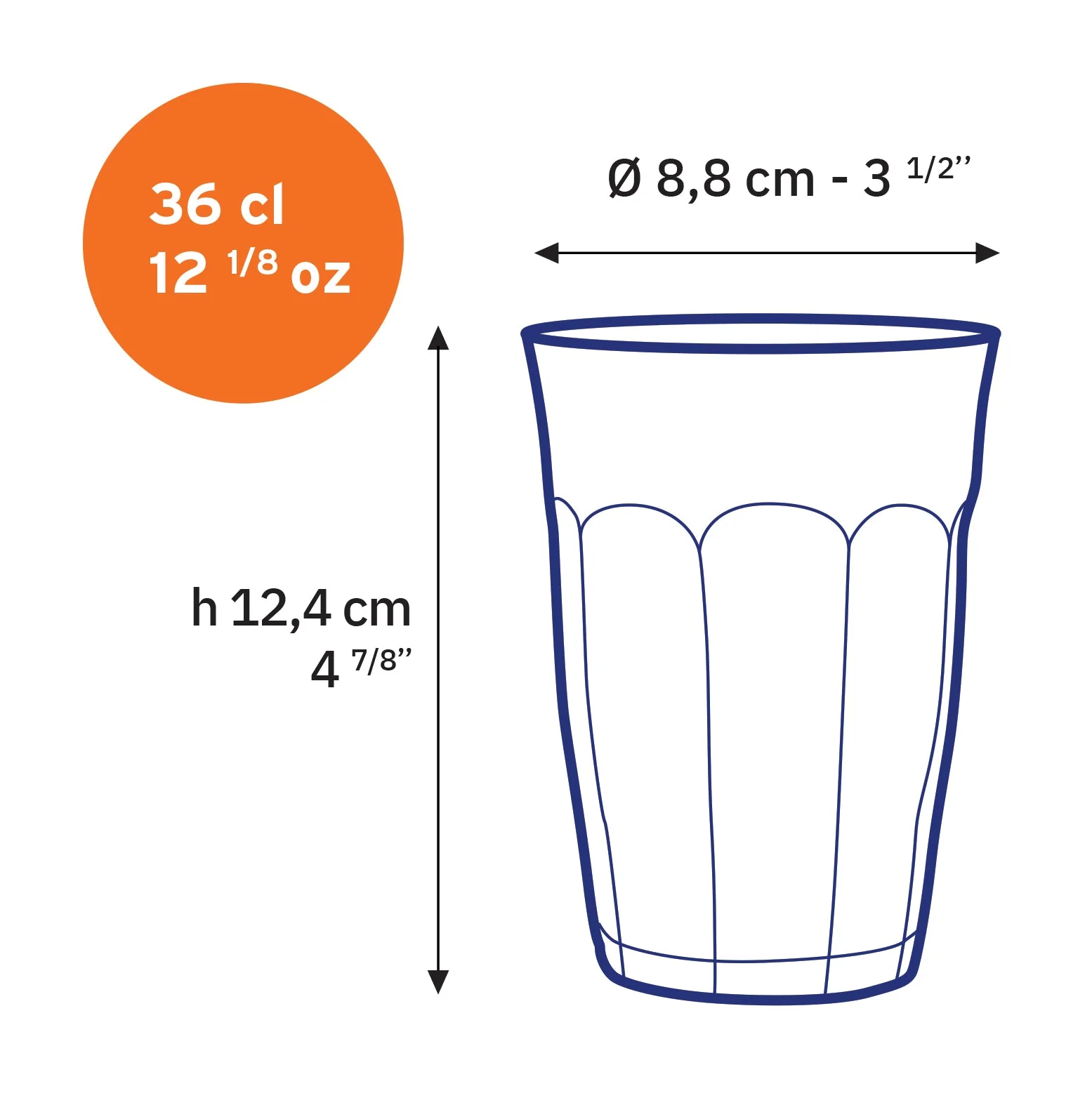 Le Picardie® Amber Glass Tumbler - Set of 6 - Image 10