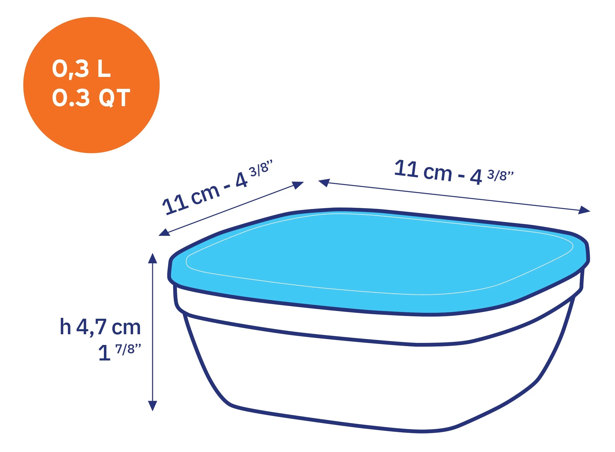 Freshbox Glass Square Bowl Sets (with lids) - Final Sale - Image 7